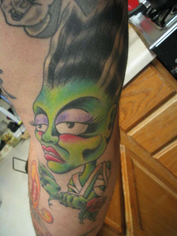 Bride of Frankenstein tattoo