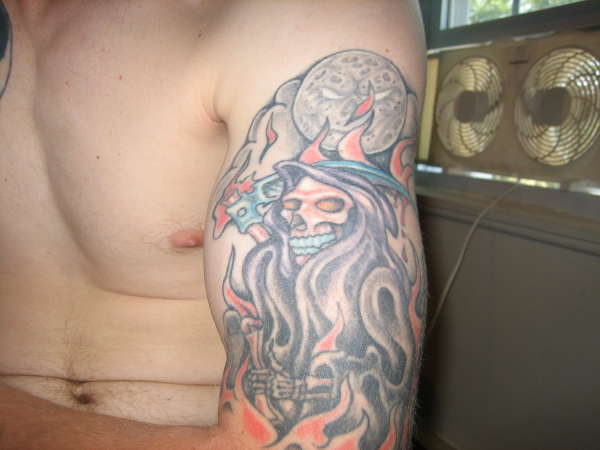The Grim Reaper tattoo
