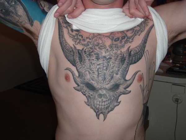 Demonic tattoo