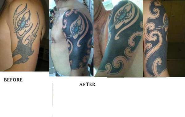 TRIBAL COVER UP tattoo