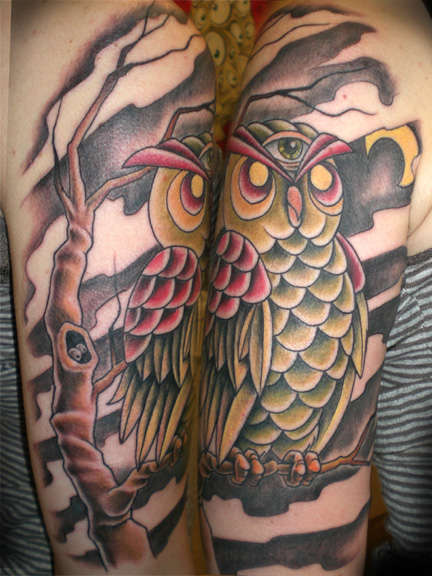owl tattoo tattoo