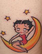 Betty Boop tattoo
