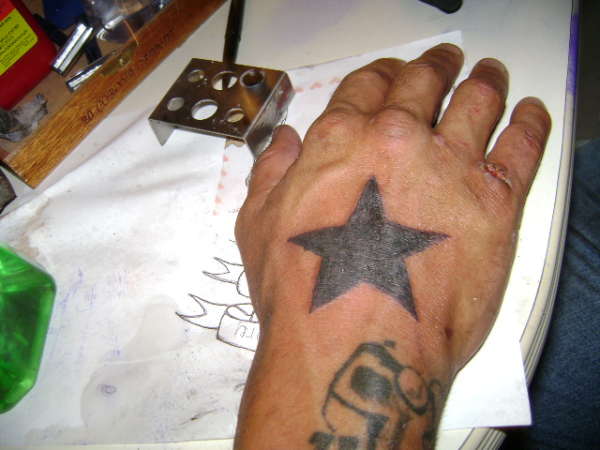 Black Star tattoo