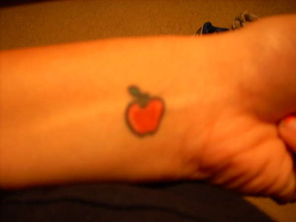 Apple tattoo
