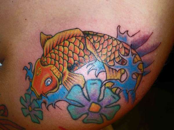 Koi fish tattoo