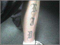 My Initials tattoo