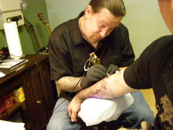 evil koi tattoo