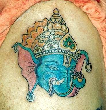 Ganesha by Dave of  Powerhouse tattoo
