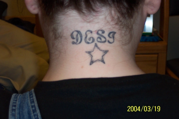My Name On My Neck tattoo