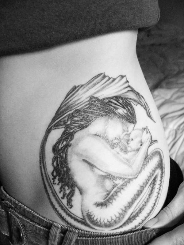 Mermaid tattoo