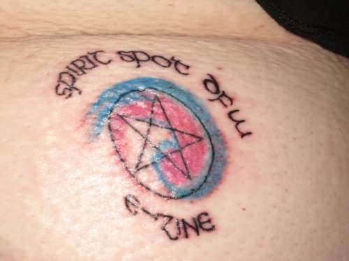 This was my magazine logo. tattoo