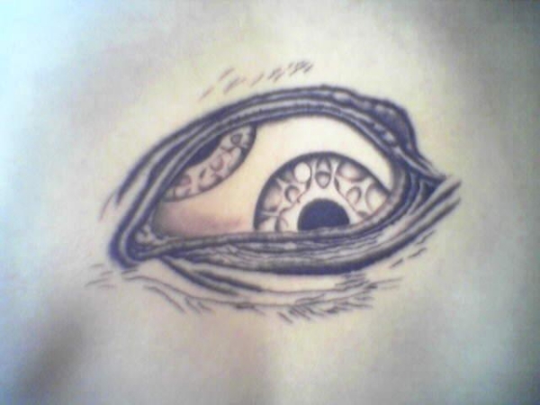"Ocular Orifice" tattoo