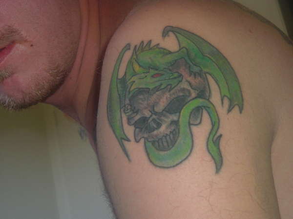 Green Dragon tattoo