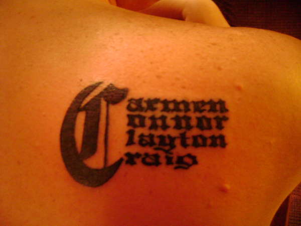 The Kids tattoo