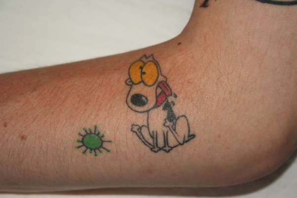 Spunky from Rocko's Modern Life tattoo