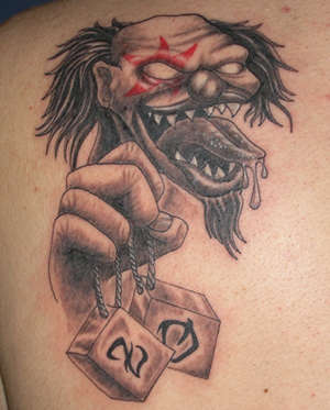Joker Jester tattoo