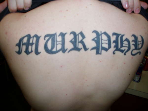 Name tattoo