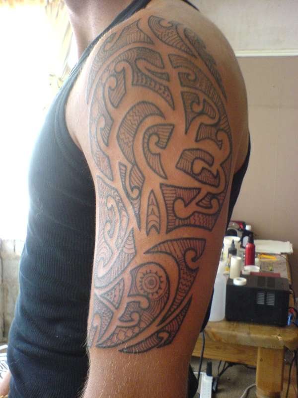 freehand maori tattoo