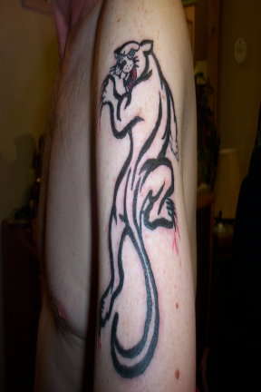 black panther tattoo
