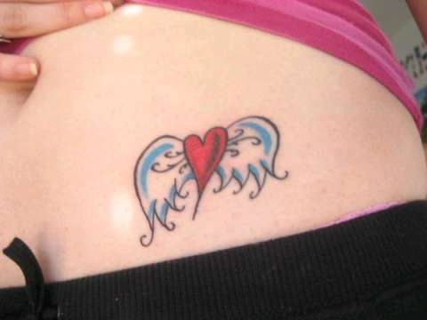 Wing-a-Ling Heart tattoo