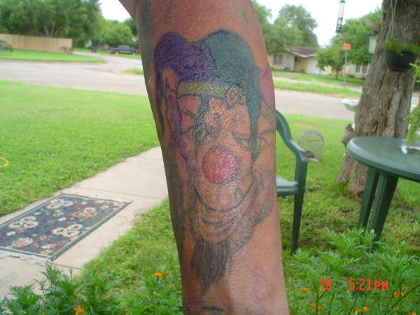 Clown tattoo