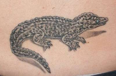 Croc baby tattoo
