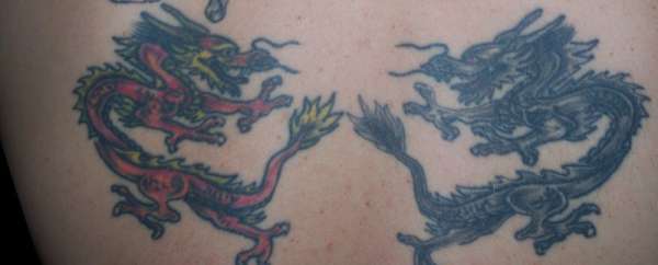 Double Dragons tattoo