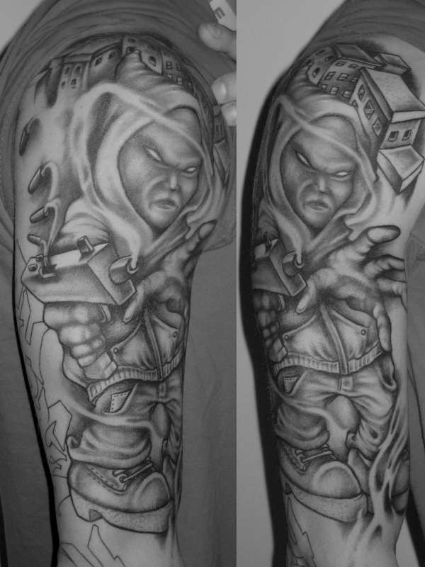 b-boy tattoo