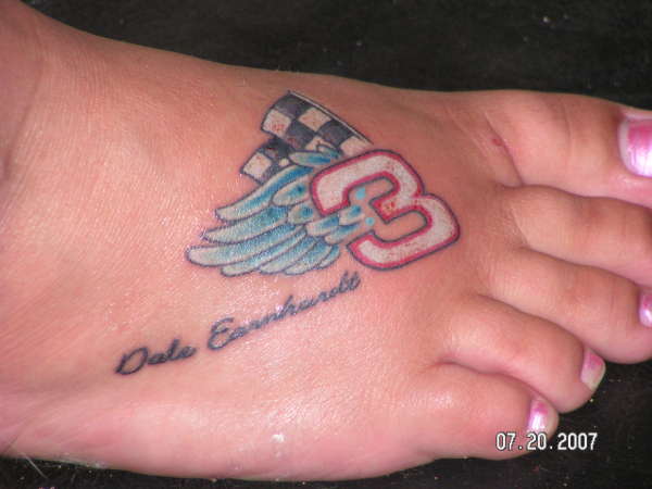 Dale Earnhardt tattoo