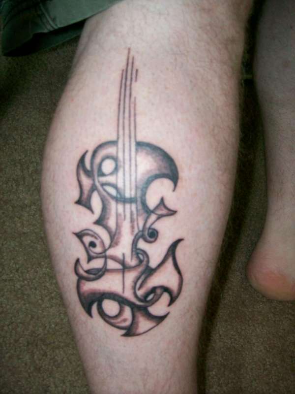 Fiddle tattoo