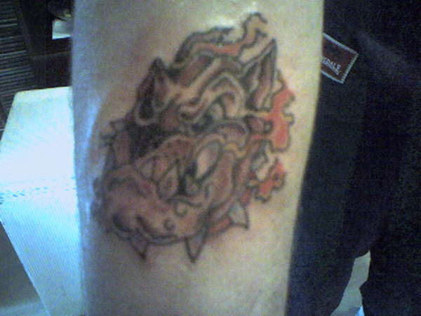 wez s bulldog tattoo