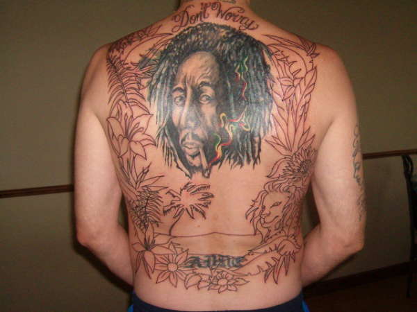 bob marley tattoo