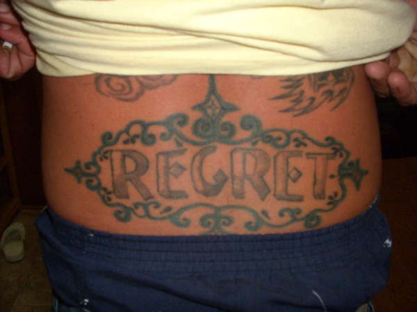 regret tattoo