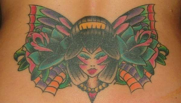 Geisha Butterfly tattoo