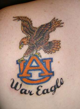 War Eagle! Auburn University tattoo