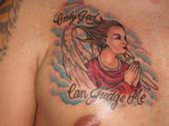 angel tattoo