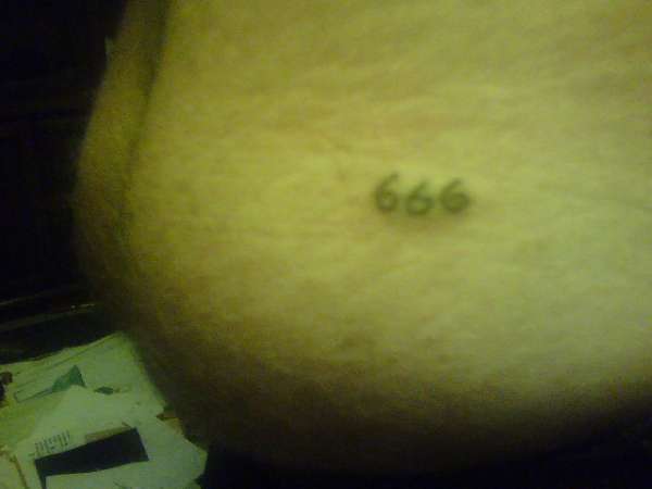 Satans ass tattoo