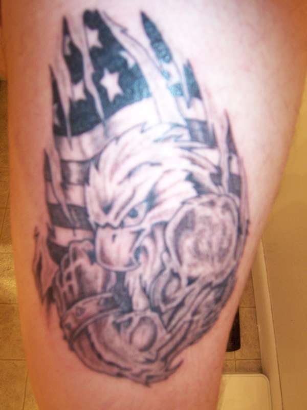 my thigh I did tattoo