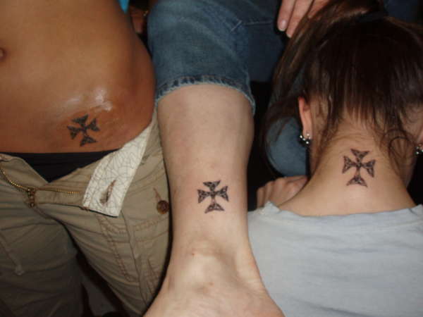 Celtic cross/ family tattoo tattoo