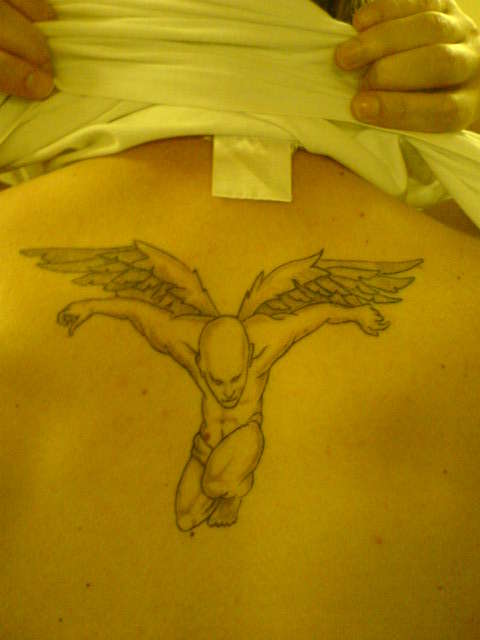 Angel tattoo