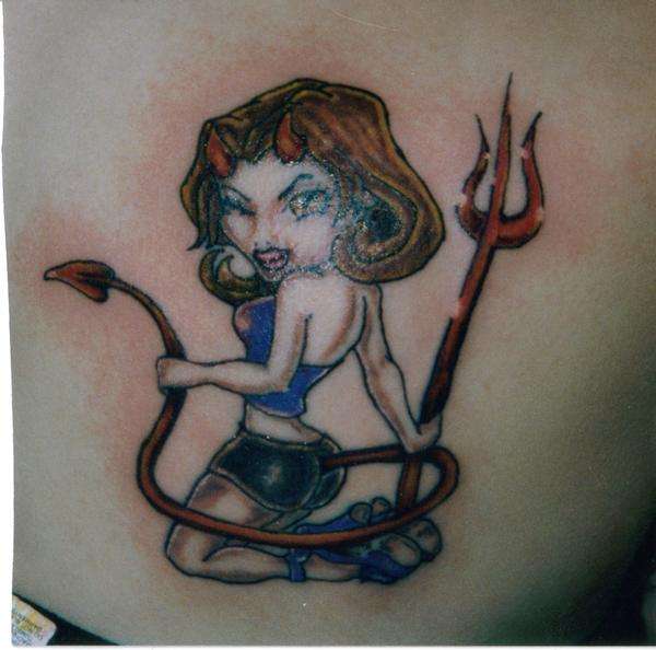 Lil Devil girl tattoo