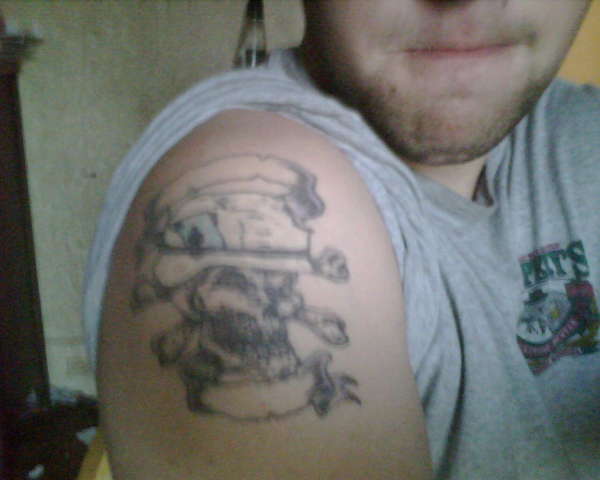 Skull and Crossbones tattoo