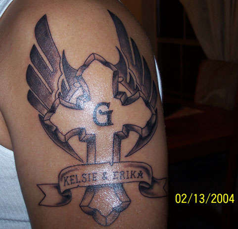 Guardian Cross tattoo
