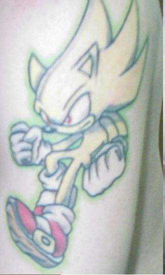 Super Sonic tattoo