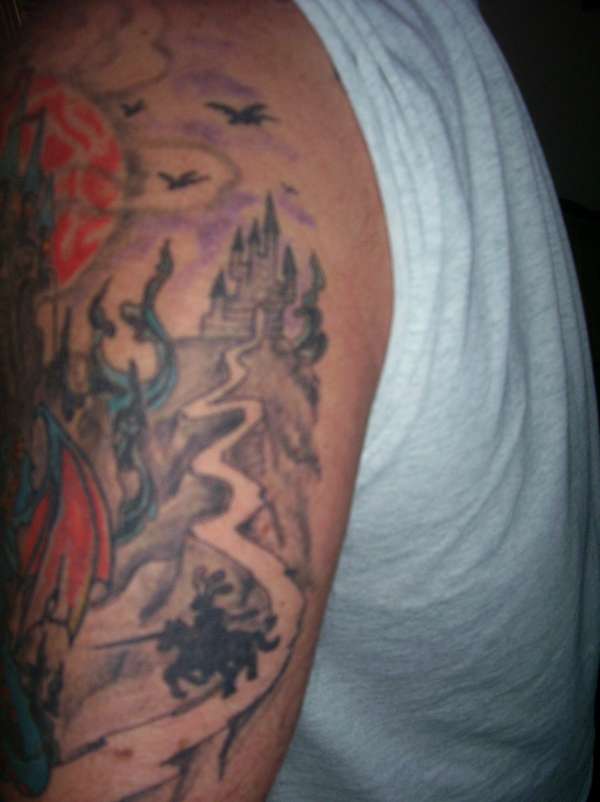 Other half of Dragon Battle tattoo