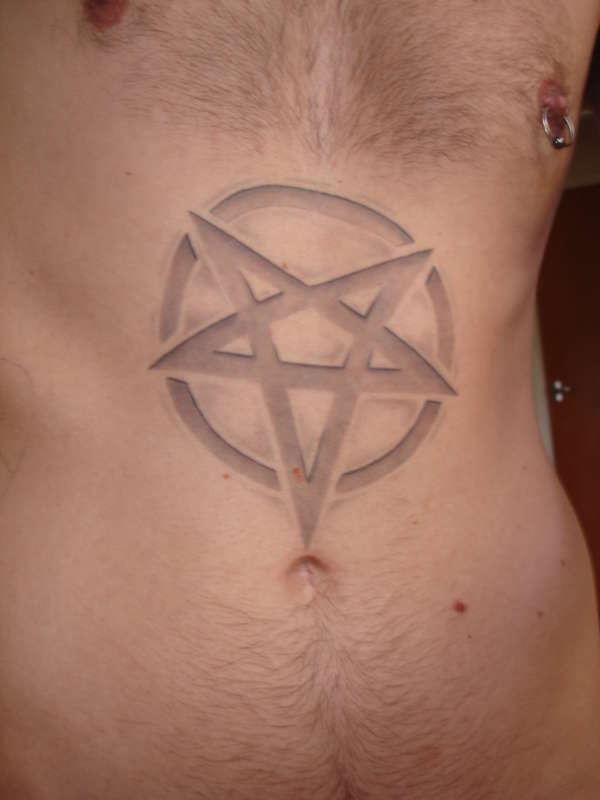 The Pentagram Burns! tattoo