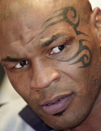 Mike Tyson facial tattoo
