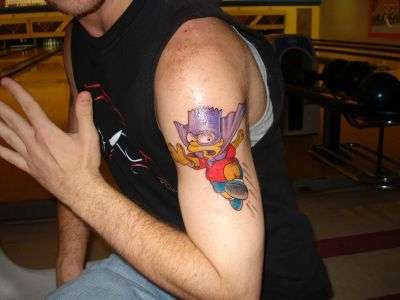 Bartman! tattoo