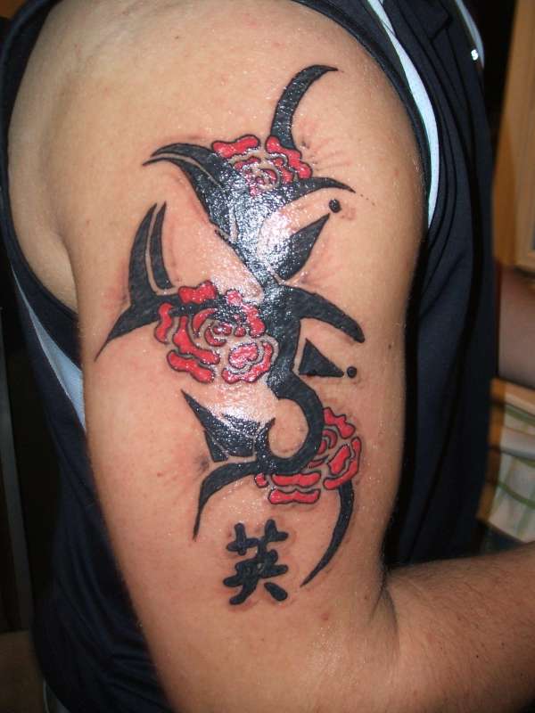 freehand tribal tattoo