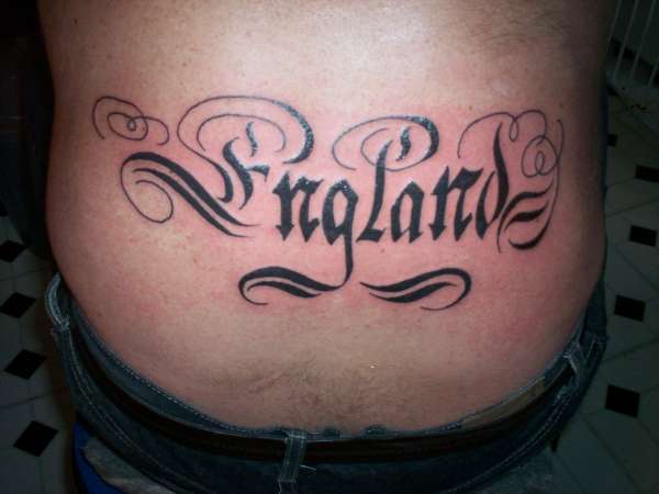 lettering tattoo
